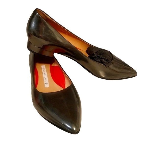 Pas De Rouge Luxury Metallic Mini Heels EUC ❤️ - Picture 2 of 6